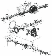 1979-1996 Bearing Rear Axle Repair 7.5, 8.8