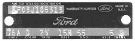 1964-1969 Data Plate Stamped