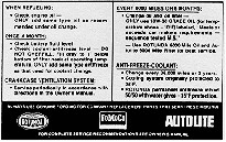 1965-1966 Decal Service Specification