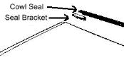 1964-1966 Hood To Cowl Seal Bracket