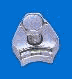 1964-2001 Distributor Hold Down chrome (all except 390, 427, 428, 429)