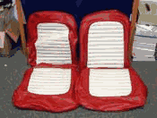 1964-1965 Standard Supreme Convertible Interior Upholstery Kit Color Red