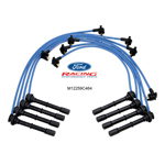SPARK PLUG WIRE SET 4.6L 4v Blue 45 degree long Boot