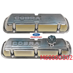 VALVE COVER DRESS UP KIT 5.0L/302 EFI Polished Aluminum Cobra 1986-1993