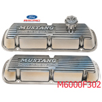 VALVE COVER DRESS UP KIT 5.0L/302 EFI Polished Aluminum Mustang 1986-1993