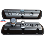 VALVE COVER 289,302,351w Black Wrinkle Cobra closed