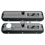 1964-1985 FORD RACING "BOSS 302" BLACK SATIN VALVE COVERS