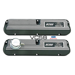 1964-1985 FORD RACING "BOSS" BLACK SATIN VALVE COVERS