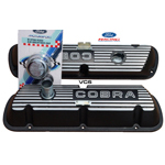VALVE COVER 289 302 351W Black Cobra Open