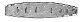 1968 Horn Panel Plate chromed plastic